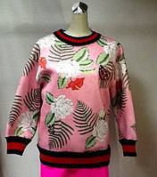 Свитшот свитер женский цветной 3\4 рукав