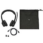 Бездротові навушники (Bluetooth-гарнітура) Logitech Zone 305 for Business Wireless/Bluetooth Teams Black (981-001451), фото 8