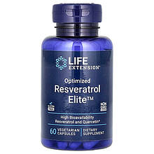 Оптимізований ресвератрол Life Extension "Optimized Resveratrol Elite" (60 капсул)