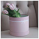Капелюшна кругла коробка d= 16 h=15 см рожева, фото 2