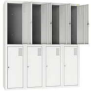 Шафа для одягу металева ШОМ-400/4/8, фото 2