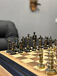 Ексклюзивні шахи ручної роботи з бронзи «Козацькі #1»., фото 3