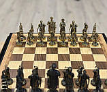 Ексклюзивні шахи ручної роботи з бронзи «Козацькі #1»., фото 2