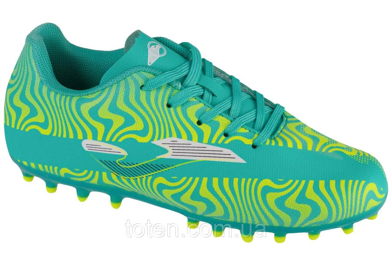 Бутси Joma EVOLUTION JR дитячий розмір 39 EVJW2415AG Бірюзовий (Оригінал) топ, фото 1