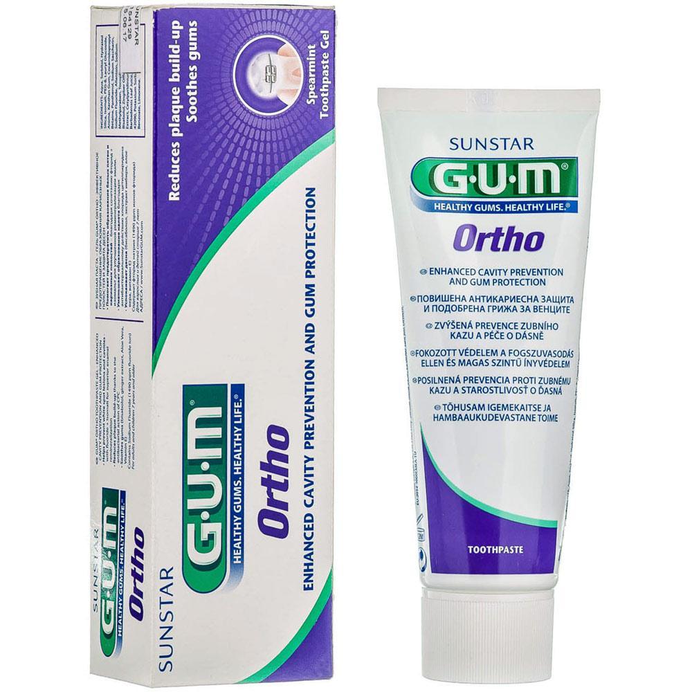Зубна паста-гель GUM ORTHO, 75 мл