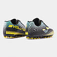 Бутси Joma EVOLUTION JR дитячий розмір 37 EVJW2401AG чорно-блакитно-жовті (Оригінал) топ, фото 4