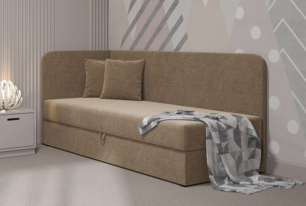 Кутове ліжко Мідас з механізмом та матрацом 80*200 TM Matroluxe