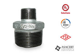 Ніпель редукційний перехідник ЗЗ 1 1/2"х3/4"