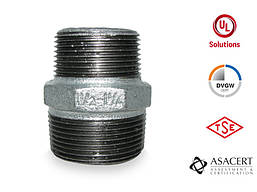 Ніпель редукційний перехідник ЗЗ 1 1/2"х1 1/4"