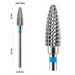 Фреза твердосплавна реверсивна EDNA 23505 DLX Кукурудза Ø 5 мм синя (DXF000491)