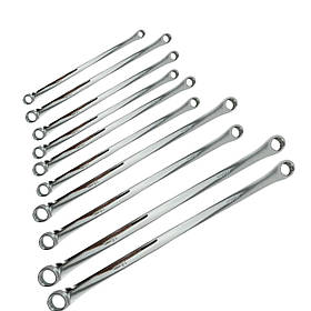 Набір ключів накидних подовжених 10 одиниці 08-24мм DISEN (ZBKT607M0824)