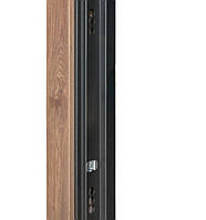 Вхідні двері Revolut В-81, модель 564/264. Колір: спил дерева коньячний/венге парма, фото 3