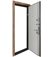 Вхідні двері Revolut В-81, модель 564/264. Колір: спил дерева коньячний/венге парма, фото 7