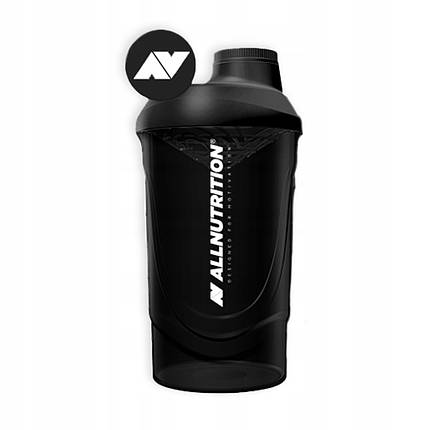Шейкер AllNutrition Shaker 600 мл Чорний, фото 1