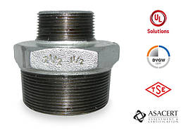 Ніпель редукційний перехідник ЗЗ 2 1/2" х 1 1/2"