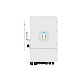 Інвертор Deye 10 кВт (3 фази) + АКБ Deye 10,24 кВт⋅г (2 x 5,12), фото 2