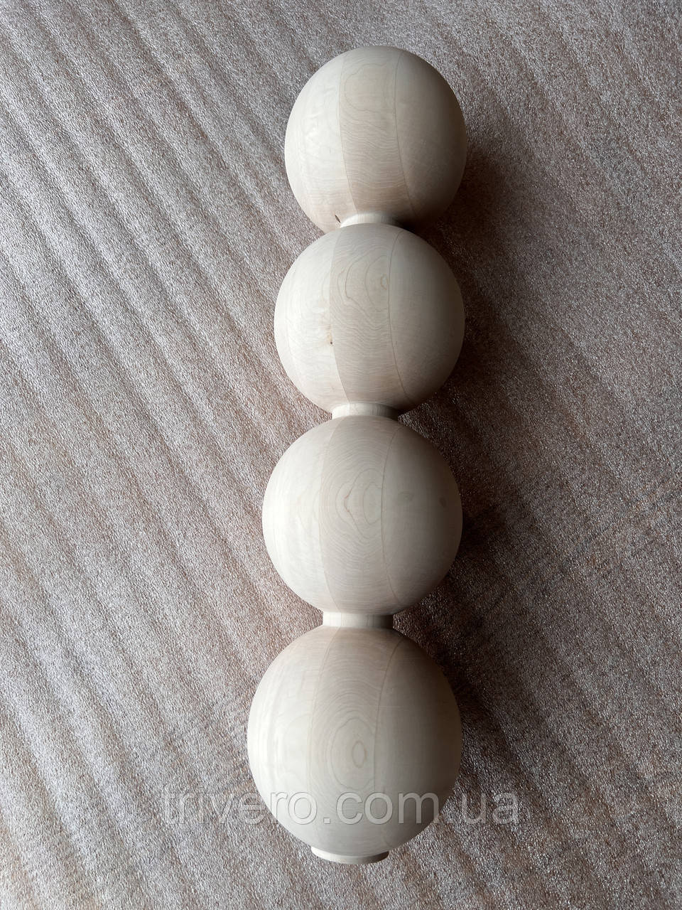 Меблеві ніжки з дерева для столу кулі великого діаметру H.660 D.165 / Високі Кулі - 4.2, фото 1