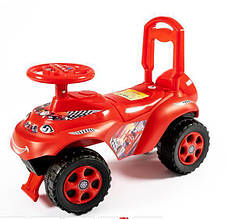 КАТАЛКА-ТОЛОКАР "Машинка" 0142/05 коробка  62x28,5x32 см  ТМ Doloni Toys