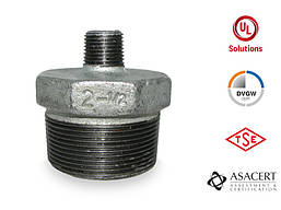 Ніпель редукційний перехідник ЗЗ 2"х1/2"