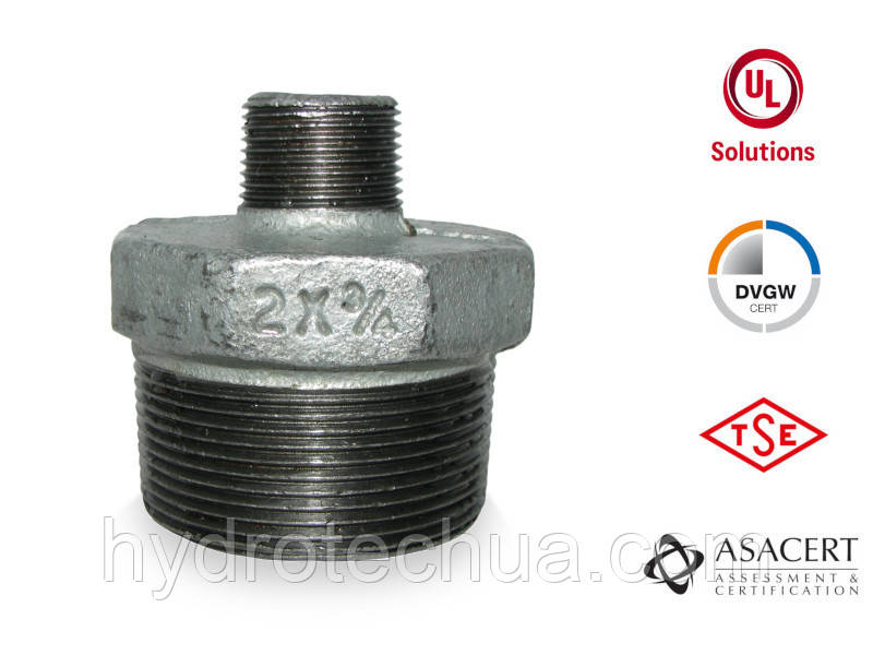 Ніпель редукційний, № 245, перехідник ЗЗ, 2"х3/4"