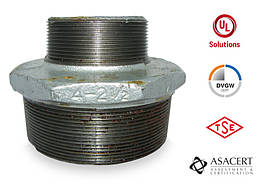 Ніпель редукційний перехідник ЗЗ 4" х 2 1/2"