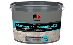 Декоративна шпаклівка інтер'єрна акрилова Caparol Marmorino Romantico V Біла, 14  кг.