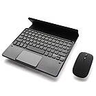 Клавіатура-підставка бездротова Smart Keyboard + Мишка для Blackview Tab Mega 2 Ukr+Eng Black, фото 2
