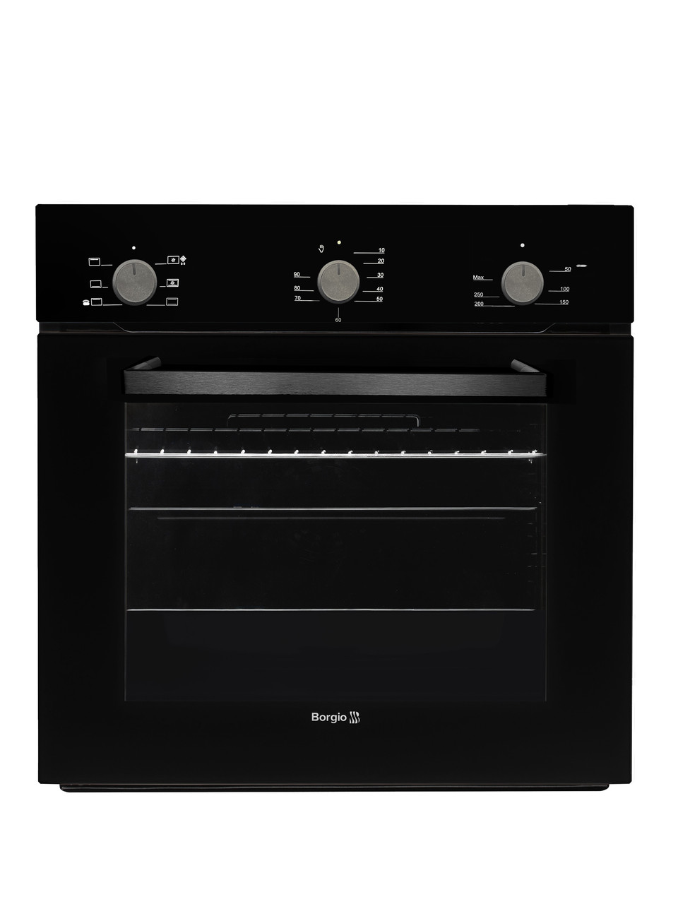 Духова шафа електрична BORGIO OFA 306.02 B (Black Glass)