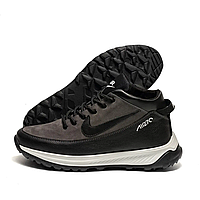Чоловічі зимові шкіряні черевики Air Max Grey