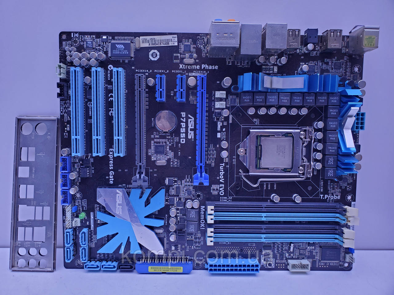 Материнська плата s1156 ASUS P7P55D (Socket 1156, +i5 750, DDR3, б/у)