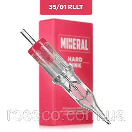 The Mineral Картридж для татуажу 35/01RLLT, Hard Pink, 20 шт уп, фото 1