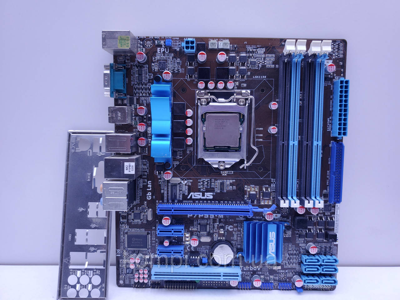 Материнська плата s1156 ASUS P7P55-M (Socket 1156, +i5 650, DDR3, б/у)