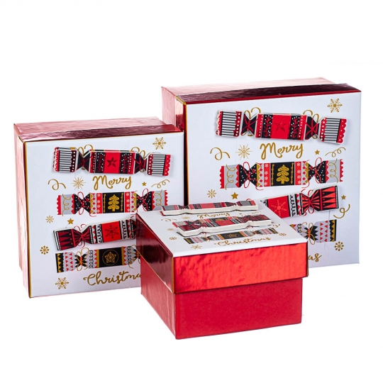 Набір коробок із 3 шт.13*13*8 см (8211-043)