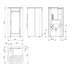 Пелетна піч із конвекцією та дистанційним керуванням NORDICA Ilary black — 8 кВт, фото 3