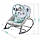 Колиска-гойдалка з вібрацією дитячий шезлонг Nukido 705101 м’ятний, фото 3