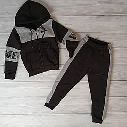 Спортивний костюм на хлопчика кофта на блискавці та штани на манжеті 30 розміра