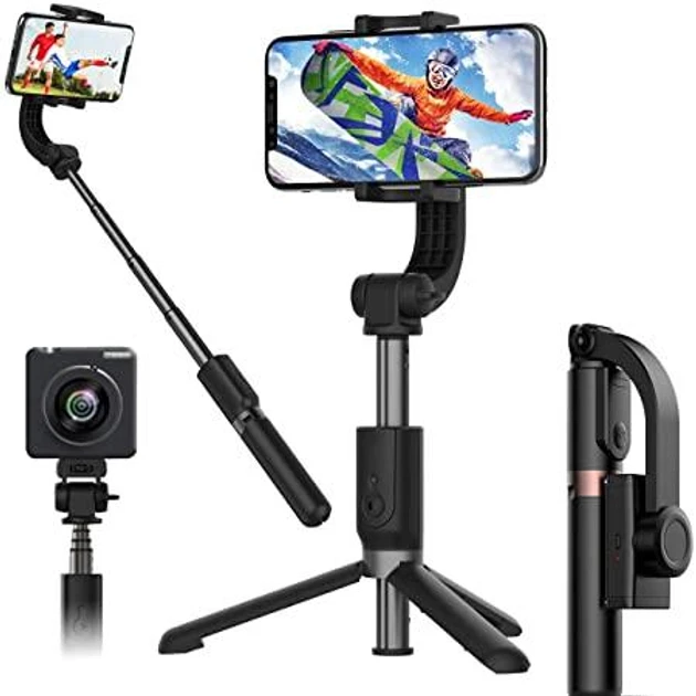Стедикам стабілізатор монопод тринога для смартфона Gimbal Stabilizer GC40 штатив для телефона селфі-палицю