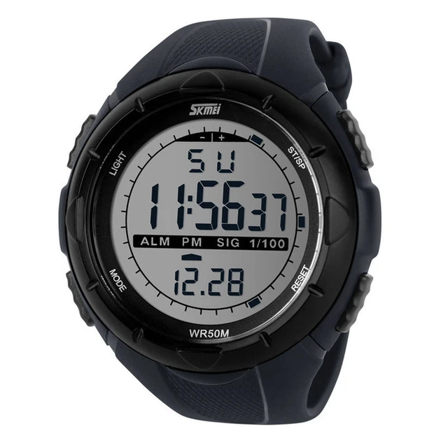 Чоловічий спортивний годинник Skmei Military Dive (1025) сірий