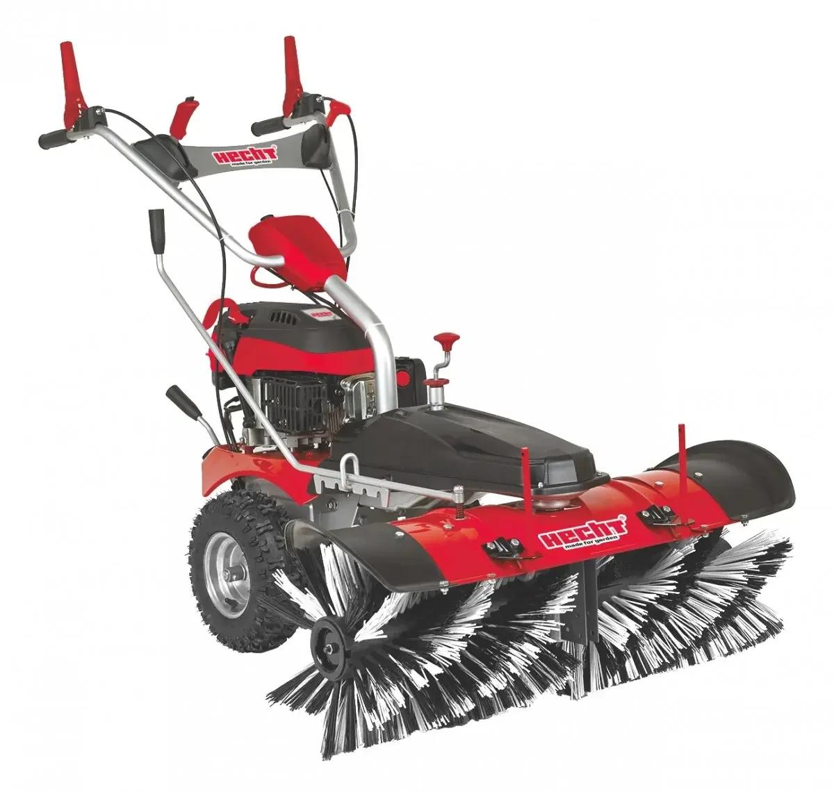 Бензинова підмітальна машина з електричним запуском HECHT8101S, 173 см³, 4,8 кВт, 3 вперед 1 назад 180-350об/хв, фото 1