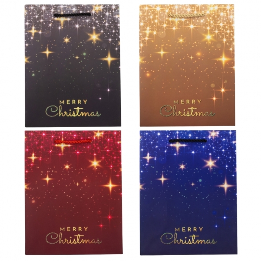 Пакет новорічний 18х23 см 9165-007