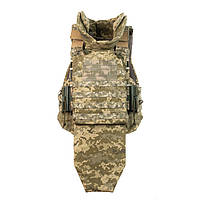 Облегченный бронежилет "Сармат"(Пиксель) с баллистическим противоосколочным пакетом Тактическая плитоноска