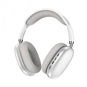 Бездротові навушники Borofone Elegant BO22 з мікрофоном BT5.3 AUX/TF Silver White