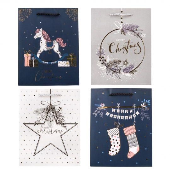 Пакет новогодний 18х23см 9165-004