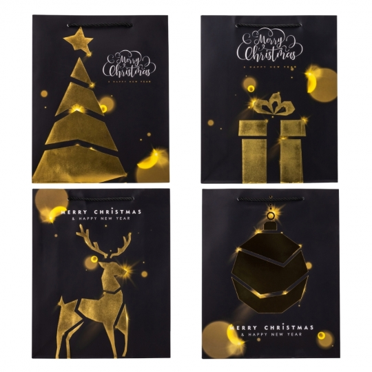 Пакет новорічний 26х32 см 9165-005