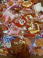 Мило ручної роботи . мандаринка в пакеті. Новорічний подарунковий набір мила ручної роботи