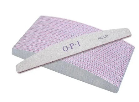 Пилка манікюрна OPI 100/100 пилка для манікюру, пилка двостороння на паперовій основі, пилка для нігтів