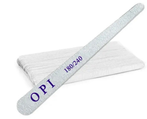 Пилка манікюрна крапля OPI 180/240 пилка для манікюру, пилка двостороння на паперовій основі, пилка для нігтів
