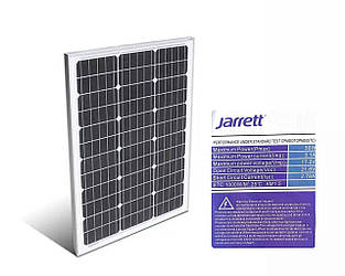 Сонячнапанель Jarret Solar 50 Watt, монокристалічна панель, Solar board