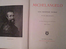 Книга Мікеланджело 1906 рік Збірка життєдіяльності з численними ілюстраціями творів, фото 2