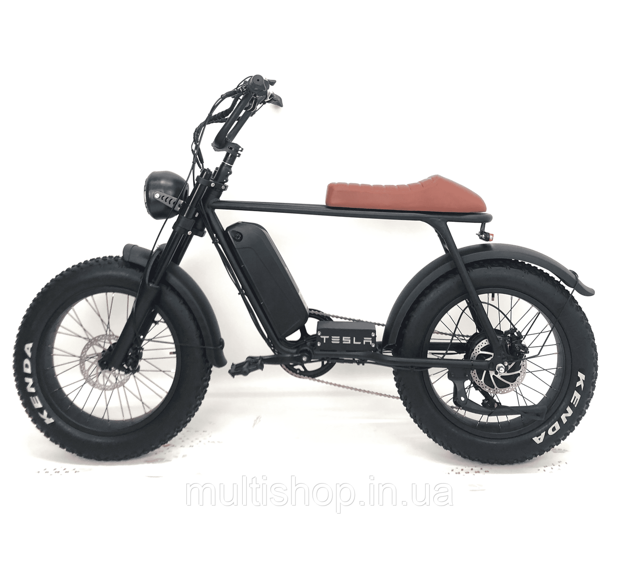 Електричний велосипед фетбайк Fatbike Tesla 22" (1000W 48V 18Ah)